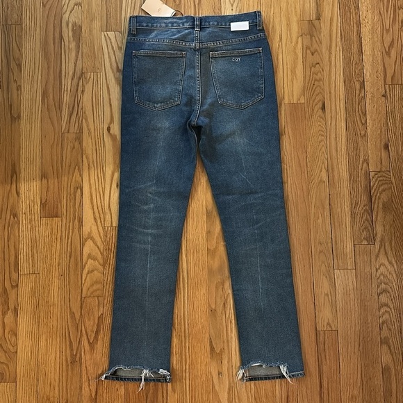 CQY sz 28 Icon Vice Vintage Slim NWT new condition button fly Jean distressed - Picture 5 of 6